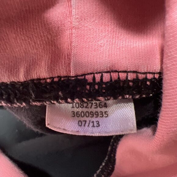 Victoria Secret PINK Yoga Foldover Leggings Pants Small Black Pink Y2K Bling - Picture 6 of 9